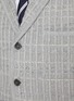  - THOM BROWNE - Cotton Linen Cashmere Waffle Knit Cardigan