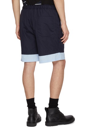 Back View - Click To Enlarge - LOEWE - Two Tone Drawstring Shorts