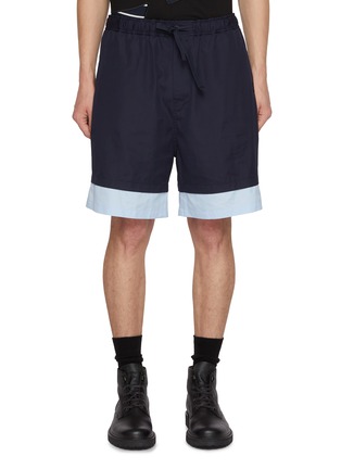 Main View - Click To Enlarge - LOEWE - Two Tone Drawstring Shorts