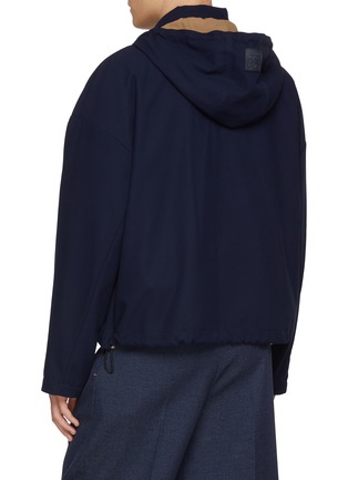 Back View - Click To Enlarge - LOEWE - Anagram Pocket Hooded Jacket