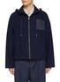 Main View - Click To Enlarge - LOEWE - Anagram Pocket Hooded Jacket