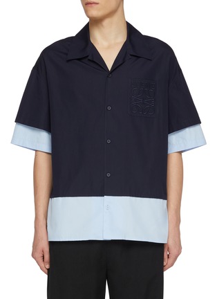 Main View - Click To Enlarge - LOEWE - Two Tone Shirt