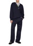 Figure View - Click To Enlarge - LOEWE - Layered Varsity Cotton T-Shirt Sweatshirt