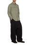 Figure View - Click To Enlarge - LOEWE - Dropped Crotch Carabiner Clip Cotton Pants