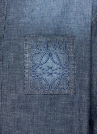  - LOEWE - Washed Chambray Anagram Shirt