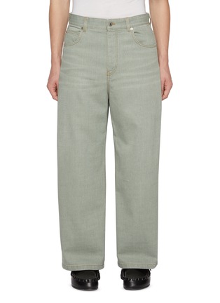 Main View - Click To Enlarge - LOEWE - Straight Leg Medium Wash Jeans