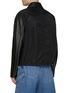 Back View - Click To Enlarge - LOEWE - Hybrid Workwear Leather Jacket