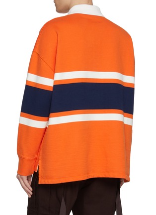 Back View - Click To Enlarge - LOEWE - Centre Band Relaxed Cotton Polo Shirt