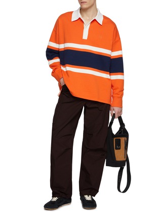 Figure View - Click To Enlarge - LOEWE - Centre Band Relaxed Cotton Polo Shirt