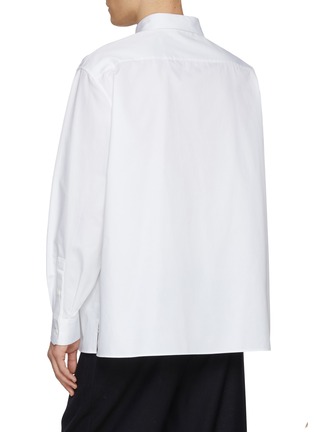 Back View - Click To Enlarge - LOEWE - Tonal Anagram Cotton Shirt