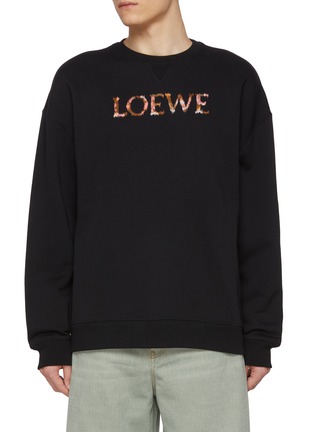 Main View - Click To Enlarge - LOEWE - Logo Embroidered Sweatshirt