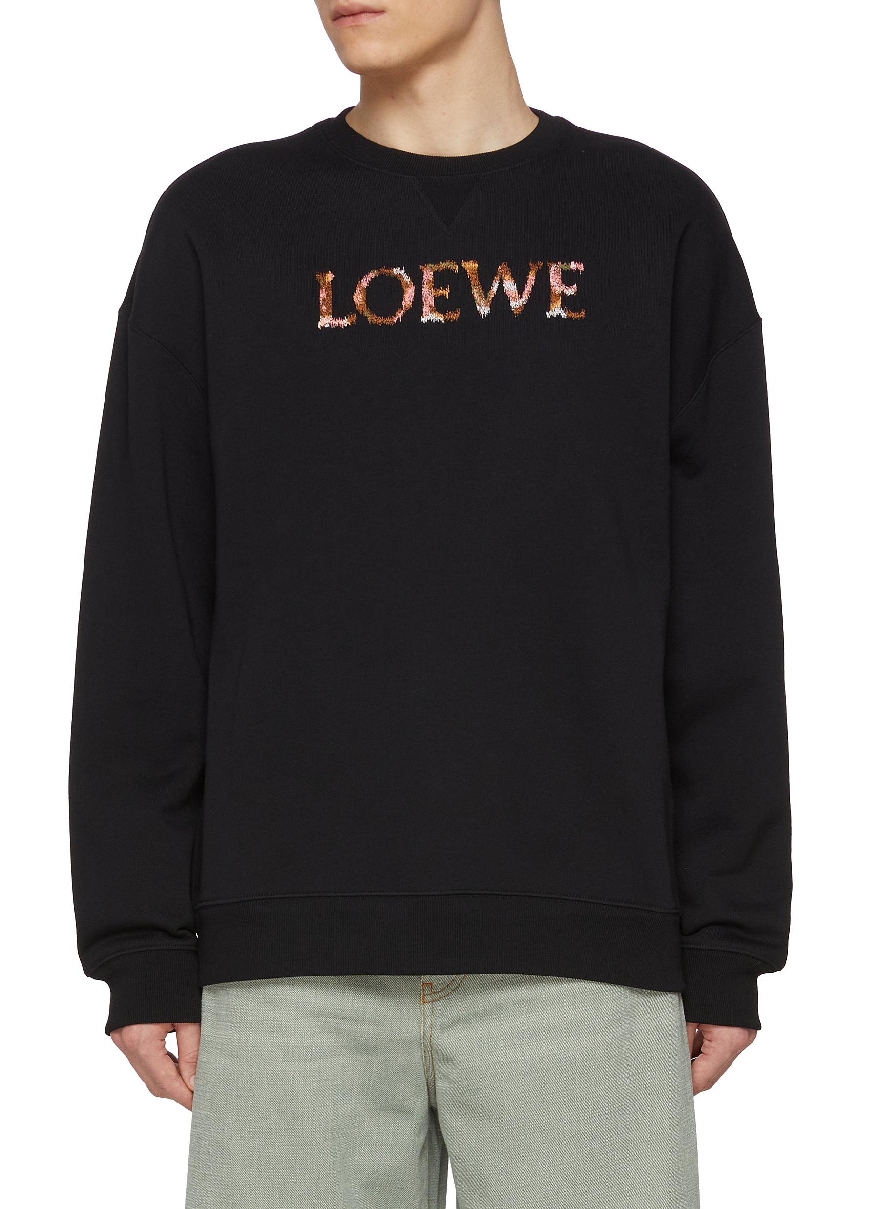 LOEWE | Logo Embroidered Sweatshirt | Men | Lane Crawford