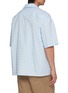 Back View - Click To Enlarge - LOEWE - Checkered Jacquard Anagram Cotton Shirt