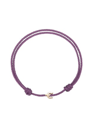 Main View - Click To Enlarge - DOSIS G6C - Basic 18K Gold Diamond Cord Bracelet