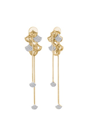 Main View - Click To Enlarge - DOSIS G6C - Catch 18K Gold Diamond Earrings