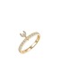 Main View - Click To Enlarge - DOSIS G6C - Basic 18K Gold Diamond Ring — HK 13.5