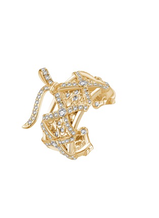Main View - Click To Enlarge - DOSIS G6C - Catch 18K Gold Diamond Sapphire Ring — HK11