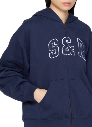  - SPORTY & RICH - Ivy Zipped Cotton Hoodie