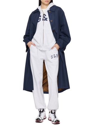 Figure View - Click To Enlarge - SPORTY & RICH - Embroidered Cotton Sweatpants