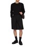 Figure View - Click To Enlarge - ATTACHMENT - Long Sleeve Layered Cotton Top