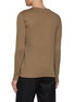 Back View - Click To Enlarge - ATTACHMENT - Long Sleeve Wool Jersey Top