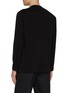 Back View - Click To Enlarge - ATTACHMENT - Collarless Double Faced Cotton Cardigan