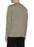 Back View - Click To Enlarge - ATTACHMENT - Collarless Double Faced Cotton Cardigan