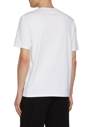 Back View - Click To Enlarge - ATTACHMENT - Crewneck Cotton Jersey T-Shirt