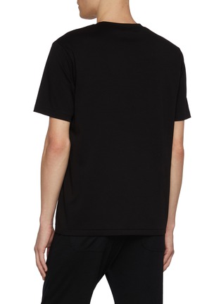 Back View - Click To Enlarge - ATTACHMENT - Crewneck Cotton Jersey T-Shirt