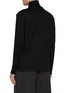 Back View - Click To Enlarge - ATTACHMENT - Long Sleeve Turtleneck Wool Jersey Top