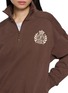  - SPORTY & RICH - Crest Embroidered Cotton Sweatshirt