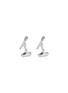 Main View - Click To Enlarge - TATEOSSIAN - Match Sterling Silver Diamond Pavé Cufflinks