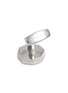 Detail View - Click To Enlarge - TATEOSSIAN - London Eye Rhodium Plated Sterling Silver Mother Of Pearl Diamond Cufflink Shirt Stud Set