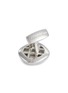 Detail View - Click To Enlarge - TATEOSSIAN - Rhodium Plated Sterling Silver Quartz Enamel Cufflinks