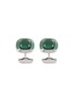 Main View - Click To Enlarge - TATEOSSIAN - Rhodium Plated Sterling Silver Quartz Enamel Cufflinks