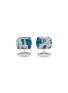 Main View - Click To Enlarge - TATEOSSIAN - 35 Anniversary Rhodium Plated Sterling Silver Agate Cufflinks