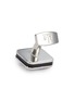 Detail View - Click To Enlarge - TATEOSSIAN - Football Sports Ice Palladium Plated Enamel Cufflinks