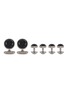 Main View - Click To Enlarge - TATEOSSIAN - Titanium Stone Cufflinks Shirt Stud Set