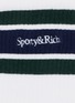 Detail View - Click To Enlarge - SPORTY & RICH - Serif Logo Socks
