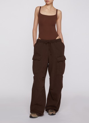 Back View - Click To Enlarge - SKIMS - Fits Everybody Square Neck Bodysuit