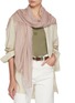 Figure View - Click To Enlarge - LANE'S - The New H Lace Panel Cashmere Silk Shawl