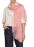 Figure View - Click To Enlarge - LANE'S - The New H Floral Embroidered Wool Shawl