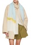 Figure View - Click To Enlarge - LANE'S - The New H Lace Panel Cashmere Shawl