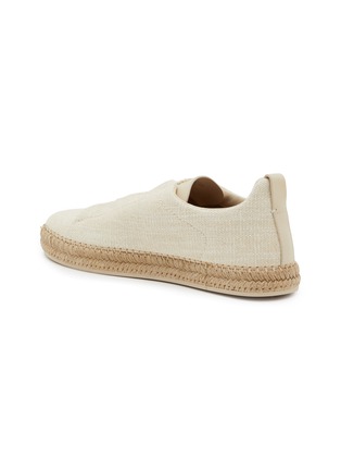  - ERMENEGILDO ZEGNA - Linen Canvas Men's Sneakers