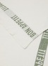 Detail View - Click To Enlarge - CHARVET ÉDITIONS - Bon Appetit Linen Tea Towel — White/Khaki