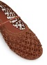 Detail View - Click To Enlarge - DEAR FRANCES - Flat Balla Weave Leather Mary Jane
