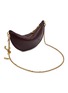 Detail View - Click To Enlarge - CHLOÉ - Mini Halfmoon Leather Shoulder Bag