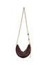 Main View - Click To Enlarge - CHLOÉ - Mini Halfmoon Leather Shoulder Bag