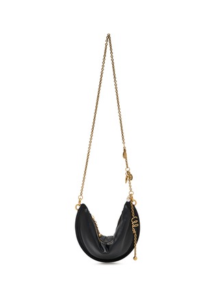 Main View - Click To Enlarge - CHLOÉ - Mini Halfmoon Leather Shoulder Bag