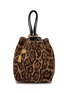 Detail View - Click To Enlarge - CHLOÉ - Small Chloé Spin Leopard Print Shearling Tote Bag
